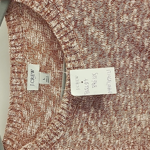 J. Crew Women's Knit Sweater in Cream and Brown - Picture 4 of 5